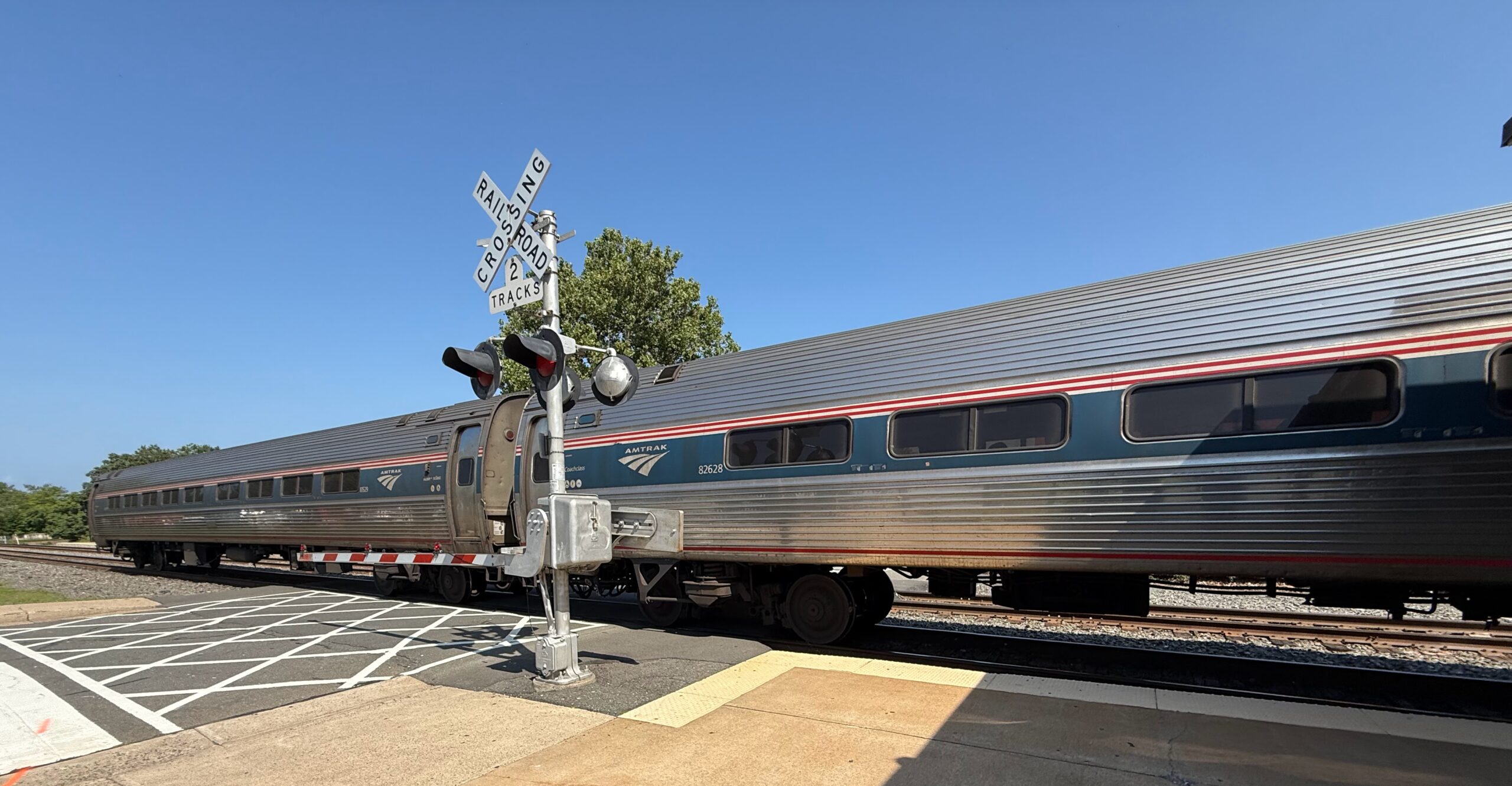 Train leaving Manassas